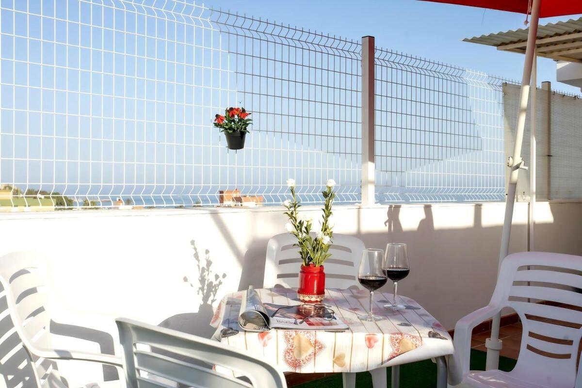 Bonito Apartamento Con Terraza - Pedregalejo Playa Málaga Eksteriør bilde
